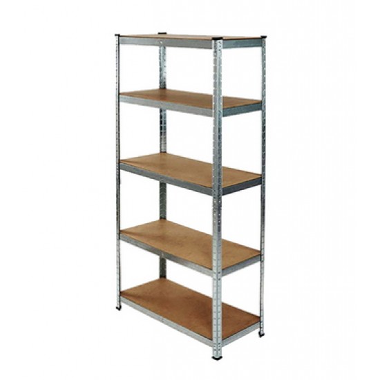 SCAFFALE 5 RIPIANI ZINCATO 90X40 GB