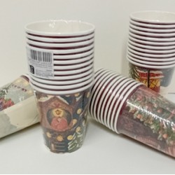 SET 12 BICCHIERI CARTA XMAS 5913022
