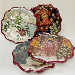 SET 10 PIATTO CARTA XMAS    5913023