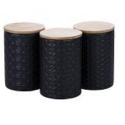 SET 3 BARATTOLI SHADE NERO  5920563