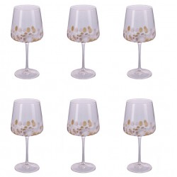 SET 6 CALICE LILLA GOLD     5925105
