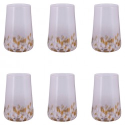SET 6 BICCHIERE LILLA GOLD  5925106