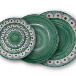 SERV.TAVOLA PZ.18  TANGERI VERDE