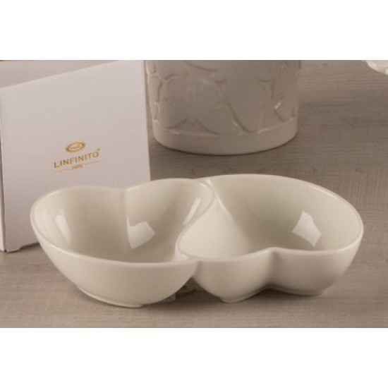 ANTIPASTIERA DOPPIO CUORE    LM0360
