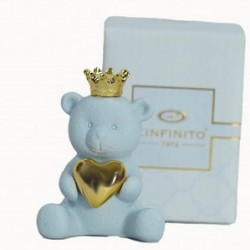 ORSETTO CON CORONA AZZ.      AS0276