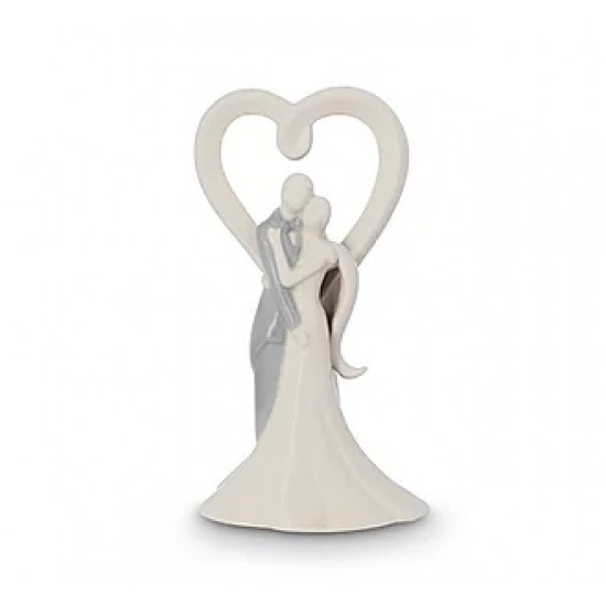 COPPIA SPOSI C/CUORE     LC19152